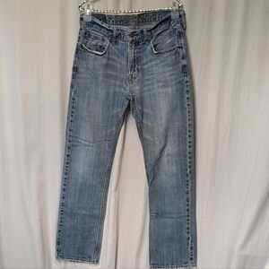 American Eagle Outfitters Light Wash Straight Leg Men Jeans